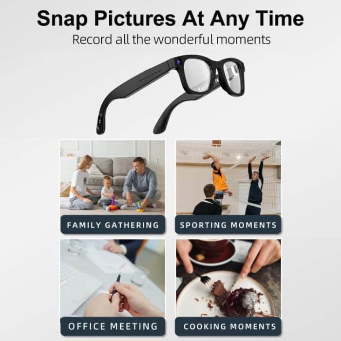 G300 Smart Glasses, Support AI Translation / Take Photos / Voice Calls – Bild 6