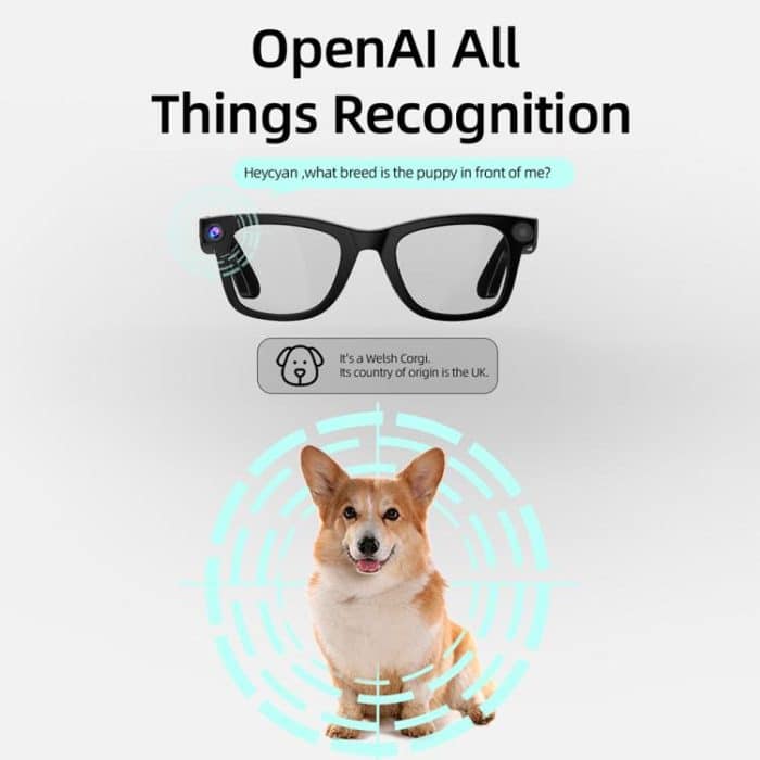 G300 Smart Glasses, Support AI Translation / Take Photos / Voice Calls – Bild 8