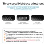 AEC BT506 Lautsprecher mit Wirror, LED-Uhranzeige, Dual-Wecker, Schlummerfunktion, HD-Freisprechfunktion, HiFi-Stereoanlage. – Bild 5