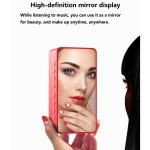 AEC BT506 Lautsprecher mit Wirror, LED-Uhranzeige, Dual-Wecker, Schlummerfunktion, HD-Freisprechfunktion, HiFi-Stereoanlage. – Bild 9