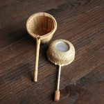 Bambusgewebter kreativer Filter, wiederverwendbarer Filter, Teesieb, Gadget, Calabash Double Section Tea Leak, Calabash Single Section Tea Leak, Bamboo Root Tea Leak, Bamboo Pole Gauze Plum Tea Leak, Bamboo Pole Hole Tea Leak, Rattan Tea Drain with Han... – Bild 5