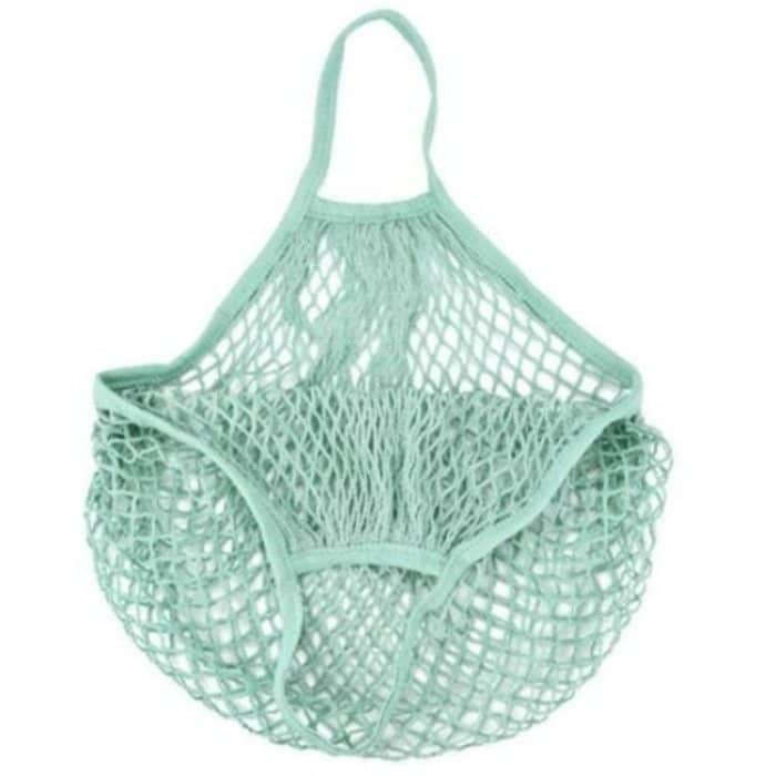 2 PCS Mesh Einkaufstasche Wiederverwendbare String Obst Lagerung Handtasche Totes Frauen Einkaufen Mesh Net Gewebte Tasche Shop Lebensmittel einkaufstasche – Bild 2