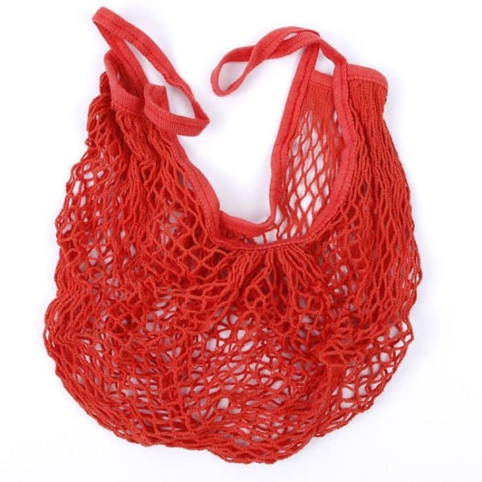 2 PCS Mesh Einkaufstasche Wiederverwendbare String Obst Lagerung Handtasche Totes Frauen Einkaufen Mesh Net Gewebte Tasche Shop Lebensmittel einkaufstasche – Bild 5