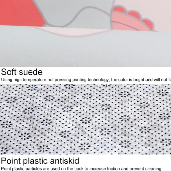 Kreisförmiger Wasseraufnahme-Teppich, Bodenmatte, Cartoon-Fußmatte, – Bild 3