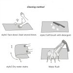 Retro Matte Flanell Samt Teppich Spielen Basketball Spiel Matten Baby Krabbeln Bett Teppiche, 121.9x182.9cm, 147.3x203.2cm – Bild 5