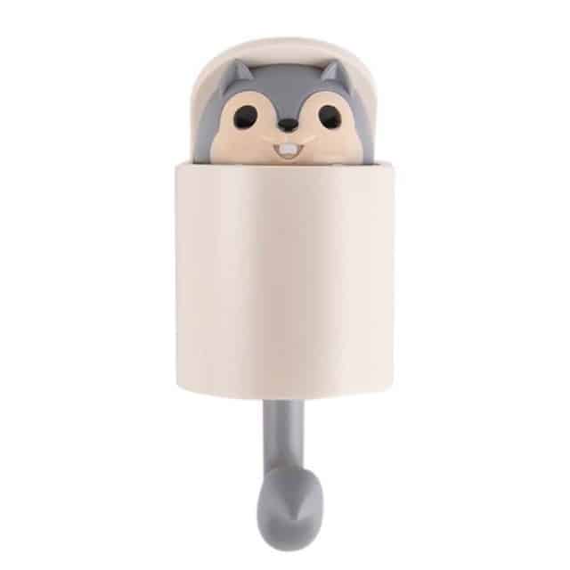 TBD0325779301A.jpg Eichhörnchen-Kreativhaken, stark klebend, zum Aufhängen an der Wand – Bild 1