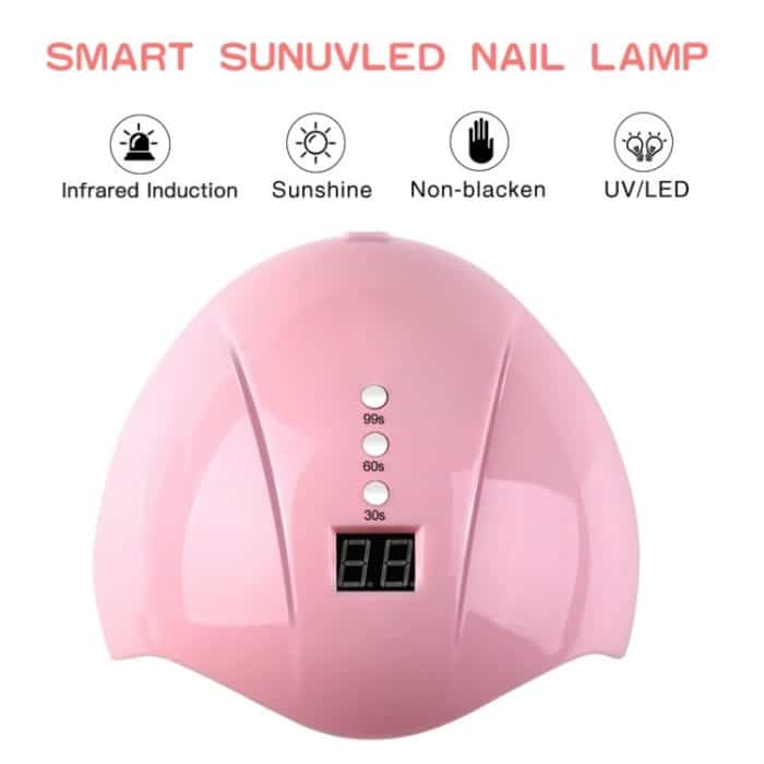 36W UV-LED-Lampe Nageltrockner 12 LEDs für Nagelmaschinenhärtung 30s/60s/99s Timer USB-Anschluss – Bild 3