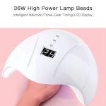 36W UV-LED-Lampe Nageltrockner 12 LEDs für Nagelmaschinenhärtung 30s/60s/99s Timer USB-Anschluss – Bild 5