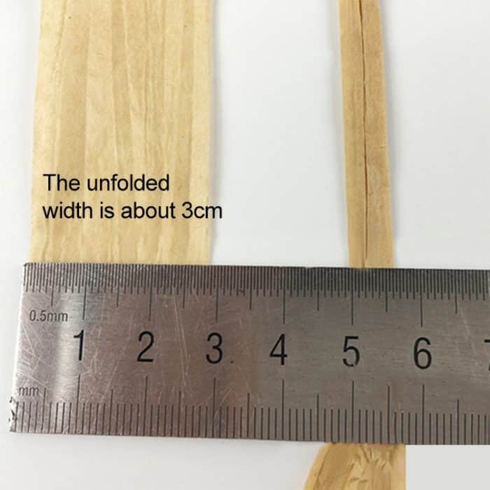 3 Stück 20 m Papierseil Bastband natürliche Spitze Seil Geschenkbox Verpackung DIY Dekoration – Bild 4