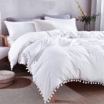 Prinzessinnen-Bettwäsche-Sets mit gewaschenem Ball, dekorativem Kissenbezug aus Mikrofaserstoff, Twin（One Pillowcase and One Quilt）, Queen（Two Pillowcase and One Quilt）, King（Two Pillowcase and One Quilt） – Bild 8