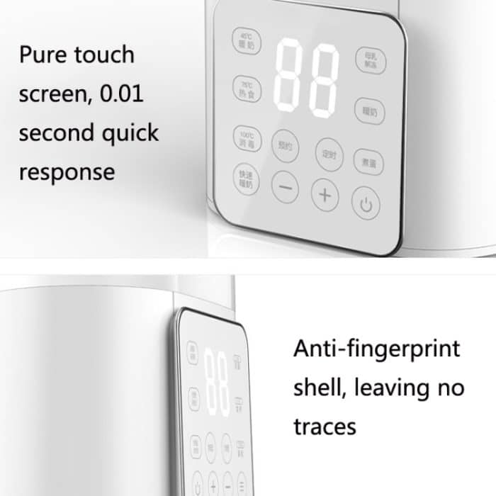 N20 2-in-1-Doppelflaschenwärmer-Sterilisationsmaschine, Steckerspezifikationen:, EU Plug, US Plug – Bild 5