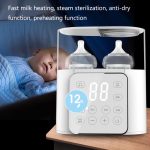 N20 2-in-1-Doppelflaschenwärmer-Sterilisationsmaschine, Steckerspezifikationen:, EU Plug, US Plug – Bild 7