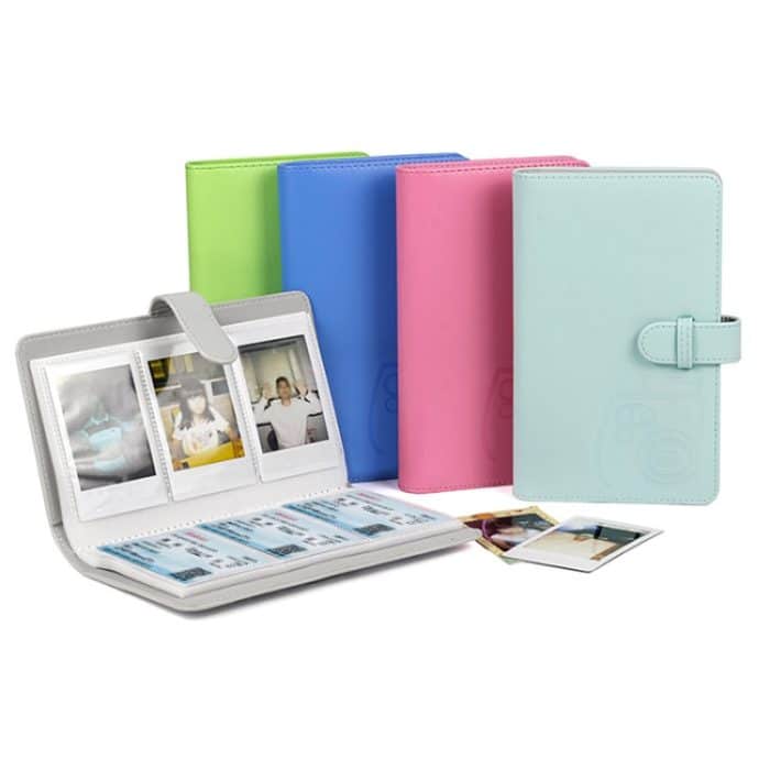 96 Fotoalbum, PU-Leder, Aufbewahrungsclip, Kartenhalter, Bücher – Bild 5