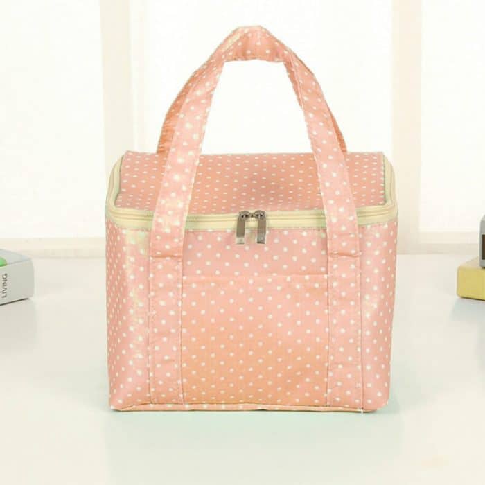 TBD0424368501A.jpg Große Oxford-Stoff-Isoliertasche, tragbare Lunchtasche, Farbe, quadratisch, Outdoor-Picknicktasche – Bild 1