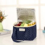 Große Oxford-Stoff-Isoliertasche, tragbare Lunchtasche, Farbe, quadratisch, Outdoor-Picknicktasche – Bild 4