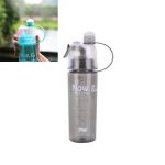 Kreative Spray Wasser Flasche Sport Flasche Tragbare Mit Deckel Sommer Hydratation Schönheit Kunststoff Tasse, 400 ML, 600 ML