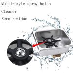 Automatische Hochdruck-Becherwaschanlage aus Edelstahl mit eingebetteter Stange, Small Cup Washer, Medium Cup Washer, Economy Type A, Economy Type B – Bild 4