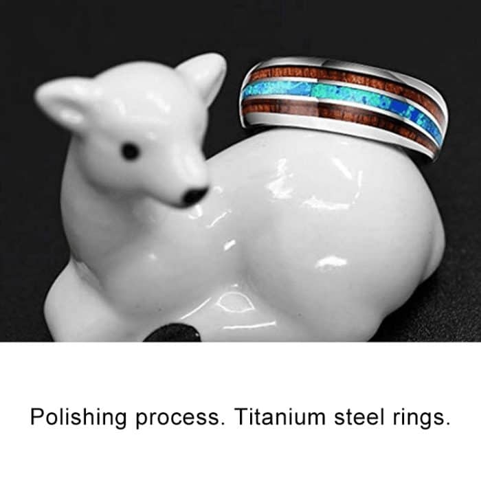 2 Stück Keramik-Wolframstahl-Drachen-Textur-Ring für Herren – Bild 6