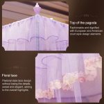 Dreitüriges, bodenstehendes Moskitonetz aus Edelstahl mit Verschlüsselung im Palaststil, 25 mm Bracket 120x200 cm, 25 mm Bracket 150x200 cm, 25 mm Bracket 180x200 cm, 25 mm Bracket 180x220 cm, 25 mm Bracket 200x220 cm, 32 mm Bracket 120x200 cm... – Bild 6