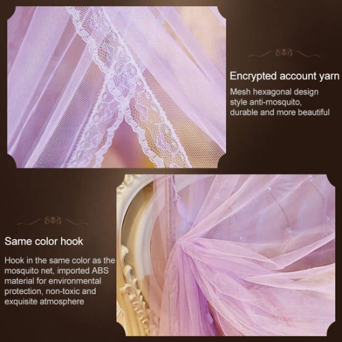 Dreitüriges, bodenstehendes Moskitonetz aus Edelstahl mit Verschlüsselung im Palaststil – Bild 7