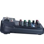 TU04 BT Sound-Mischpult, Aufnahme 48 V Phantomspeisung, Monitor, AUX-Pfade plus Effekte, 4-Kanal-Audiomischer mit USB – Bild 4