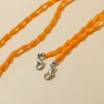 2 Stück Tropfen-Stil, facettierte Kristall-Masken-Lanyard-Halskette, Brillenkette – Bild 5