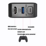 Multifunktionsprojektion und Lade-AC-Adapter-Basis, unterstützt Android/PC/Lite für Switch, Black+US Plug, Black+EU Plug, Black+UK Plug – Bild 6