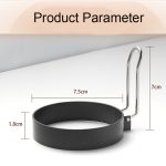 Eierring-Eisenspray, antihaftbeschichtet, rundes Omelettmodell, Omelettform, 2-Pack, 4-Pack – Bild 6