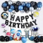 Astronaut Thema Geburtstag Ballon Dekoration Set Sternenhimmel Rakete Aluminium Film Ballon Kinder Party Dekoration, Set 2, Set 3