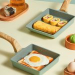 Tamagoyaki Mini Antihaft-Pfanne Frühstückspfanne mit flachem Boden, Long-shaped, Square – Bild 7