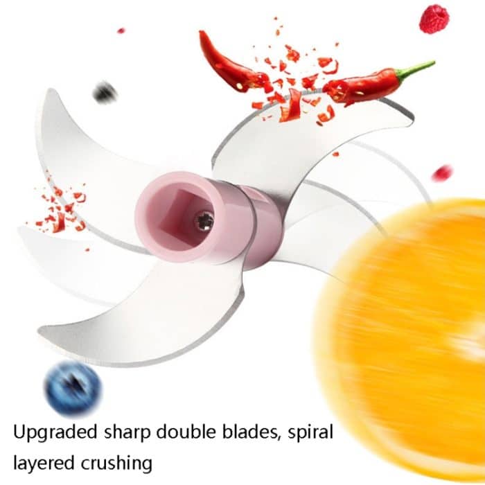 Elektrischer USB-wiederaufladbarer Knoblauch-Mischstampfer, ergänzender Lebensmittelstampfer, Edelstahl-Zerkleinerungs-Knoblauchschälgerät, kabelloser Mini-Knoblauchschneider, Pink, Green, White – Bild 5