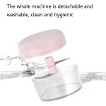 Elektrischer USB-wiederaufladbarer Knoblauch-Mischstampfer, ergänzender Lebensmittelstampfer, Edelstahl-Zerkleinerungs-Knoblauchschälgerät, kabelloser Mini-Knoblauchschneider, Pink, Green, White – Bild 6