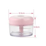 Elektrischer USB-wiederaufladbarer Knoblauch-Mischstampfer, ergänzender Lebensmittelstampfer, Edelstahl-Zerkleinerungs-Knoblauchschälgerät, kabelloser Mini-Knoblauchschneider, Pink, Green, White – Bild 7