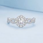 Ring aus Sterlingsilber mit S925-Weißgoldbeschichtung und Zirkonia-Unendlichkeitssymbol – Bild 3