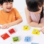 Hölzerner Kinderpuzzle-Herausforderungsstufenspielzeug-Ausdruck-Denken-Trainings-Baustein – Bild 8