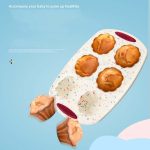 GW20035 DIY Candy Color Cartoon Silikon Kuchen Toast Eisform, 12 Inch Rectangular, 12 Inch Round, 11 Inch Round, 8 Inch Sheep, 8 Inch Bunny, 8 Inch Chicken, 6-hole Muffin Vup, 12 Inch Savarin Cake Mold – Bild 9