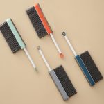 2 Stück einziehbare Bettbürste aus weichem Fell, Sofa-Staubbürste, Rollenklebevorrichtung, 2 PCS Orange, 2 PCS Blue, 2 PCS Green, 2 PCS Gray – Bild 2