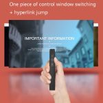 Deli 2,4 GHz Laser-Umblätterstift, wiederaufladbarer Sprachprojektorstift, 2802PL (White), 2802PL (Black), 2802L (White), 2802L (Black) – Bild 7