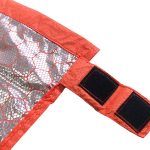 Outdoor Wandern Camping Wärmereflektierende Wärmedämmung Schlafsack Notfalldecke, Double Envelope 200cmx 145cm, Mummy 210cm x 83cm, Single Envelope 200 x 72cm (Silver Gray) – Bild 6