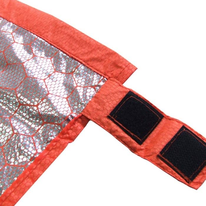 Outdoor Wandern Camping Wärmereflektierende Wärmedämmung Schlafsack Notfalldecke, Double Envelope 200cmx 145cm, Mummy 210cm x 83cm, Single Envelope 200 x 72cm (Silver Gray) – Bild 6