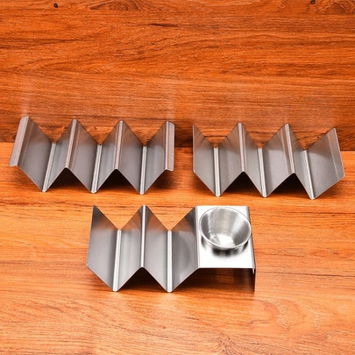 2 Stück Backen-Edelstahl-Pfannkuchenständer-Buffet-Werkzeuge, With Cup, With Handle, Without Handle – Bild 5