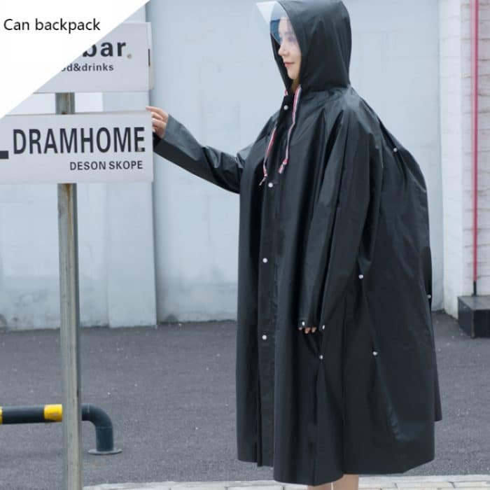 Fahrrad Single dicker Regenmantel Batterie Auto Erwachsenen Poncho, L, XL, XXL – Bild 7