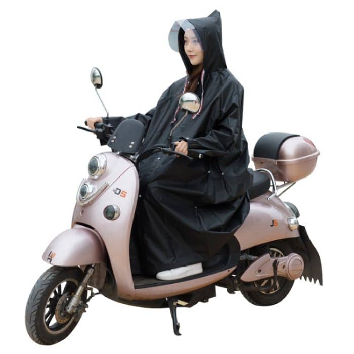 Fahrrad Single dicker Regenmantel Batterie Auto Erwachsenen Poncho, L, XL, XXL – Bild 5