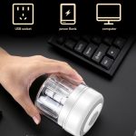 ZM-14 Haushalt Mini kabelloser elektrischer Knoblauchstampfer, White 100ml, Green 100ml, Pink 100ml, High Cup White 250ml, High Cup Green 250ml, High Cup Pink 250ml, White Glass 300ml, Green Glass 300ml, Pink Glass 300ml... – Bild 4