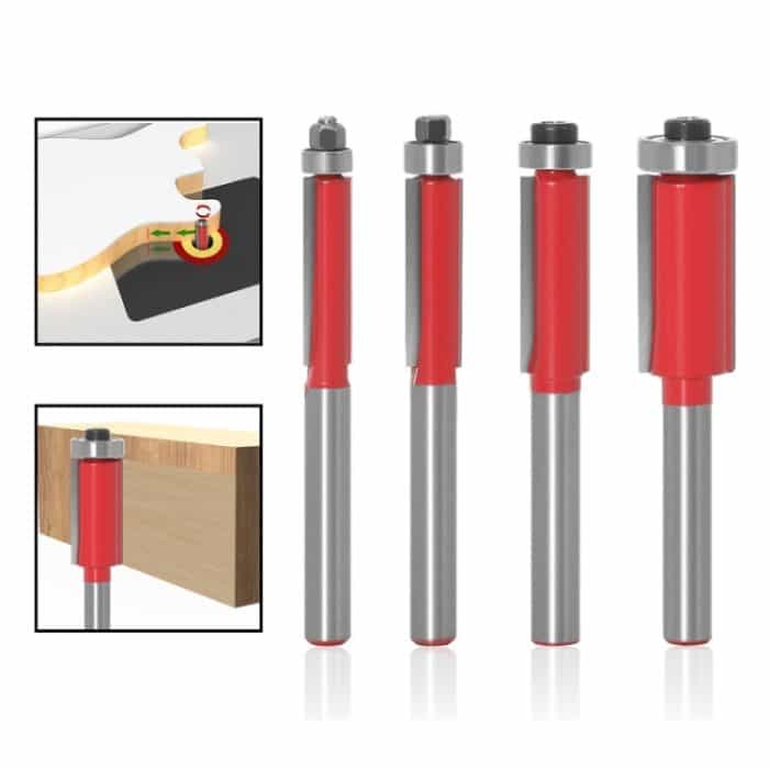 3 PCS Holzbearbeitung Gravur Fräser Trimmen Maschine Legierung Cutter Kopf, 1/4x1/4mm, 1/4x5/16mm, 1/4x3/8mm, 1/4x1/2mm, 1/4mm Handle 4PCS/Set, 6x1/4mm, 6x5/16mm, 6x3/8mm, 6x1/2mm, 6mm Handle 4PCS/Set – Bild 4