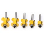 8-Schaft-Lager-Positiv-Halbkreisschneider, Graviermaschine, Holzbearbeitungsschneider, No. 1, No. 2, No. 3, No. 4, No. 5, 5 PCS/Set – Bild 3