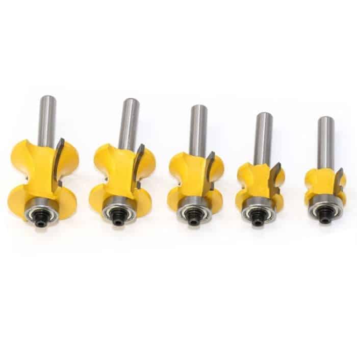 8-Schaft-Lager-Positiv-Halbkreisschneider, Graviermaschine, Holzbearbeitungsschneider, No. 1, No. 2, No. 3, No. 4, No. 5, 5 PCS/Set – Bild 3