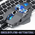 T-WOLF V10 USB-Schnittstelle, 7 Tasten, 6400 DPI, kabelgebundene Gaming-Maus, benutzerdefinierte Makroprogrammierung, 4-Farben-Atmungslicht-Gaming-Maus, Kabellänge: 1,5 m – Bild 2