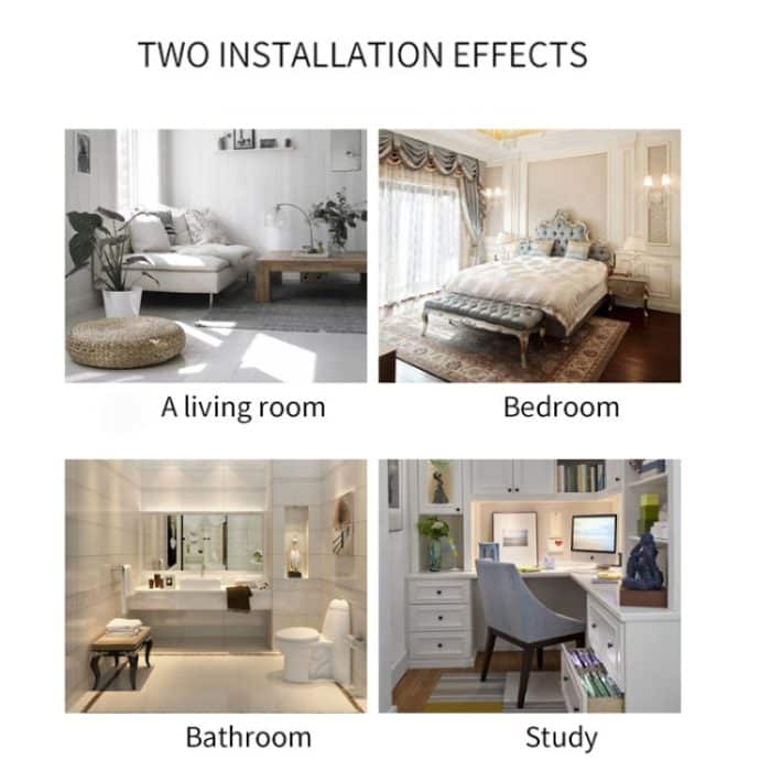 2 Stück Gummi-Anti-Kollisions-Tür-Zahnrad-Stanz-Edelstahl, rund, türbeständig, für Zuhause, bodenförmig, zylindrische Türberührung – Bild 7