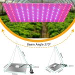 LED-Pflanzenwachstumslampe, rotes blaues Spektrum, Blumenfülllicht, Pflanzlampe, Raum-Quantumplatten-Pflanzenlicht, 169 Beads EU Plug, 169 Beads UK Plug, 169 Beads US Plug, 81 Beads EU Plug, 81 Beads UK Plug, 81 Beads US Plug, 169 Beads AU Plug... – Bild 3